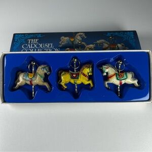 The Carousel Collection Ornamental Memo Magnets Carousel Horse Vintage 1986